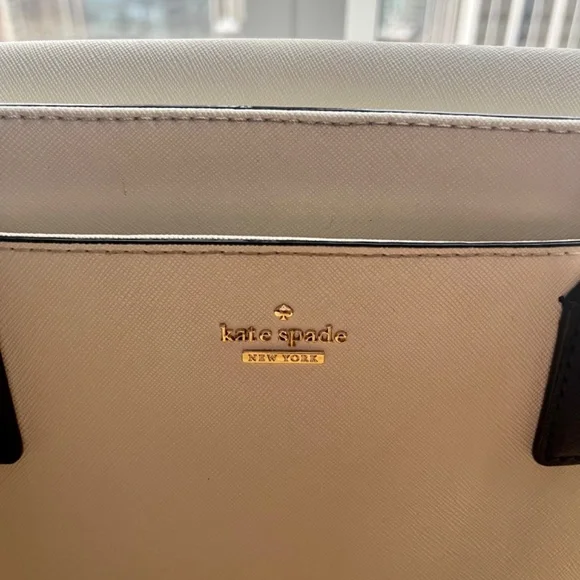 Kate Spade light blue and white tote bag - Picture 5 of 8